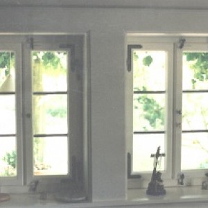 Fensterrekonstruktion, Einfachverglasung